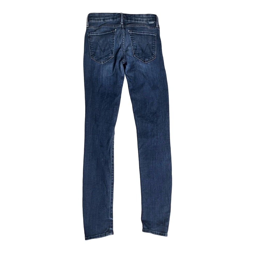 Mother The Looker Deja Vu Skinny Jeans Blue Size 26 Mid Rise Made in USA